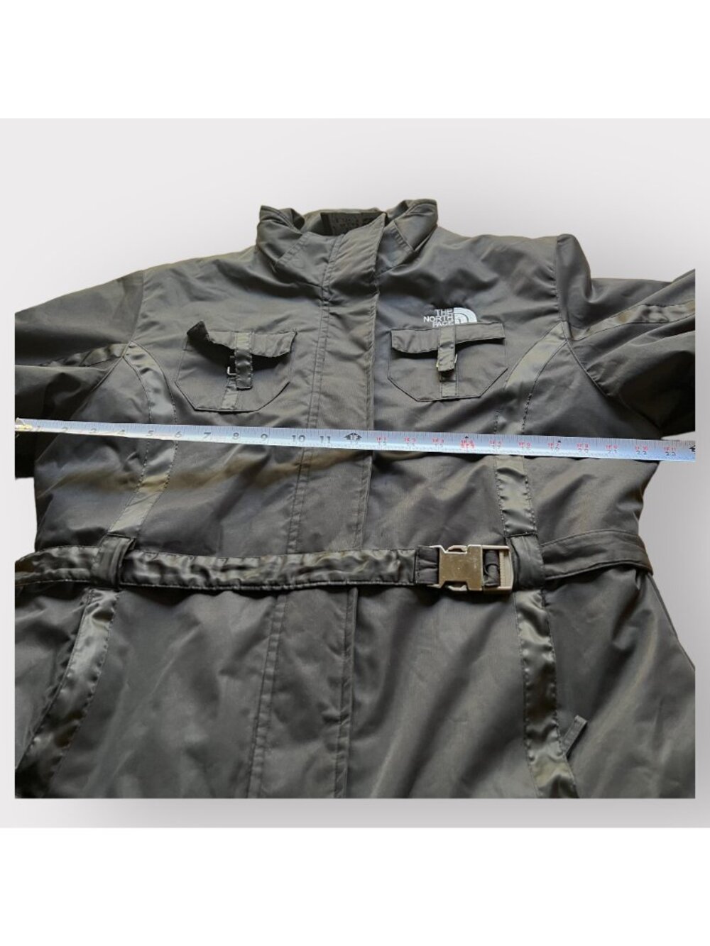 The North Face Womens Size XXL Black HyVent Insulated Belted Rain Parka Jacket - Picture 6 of 16
